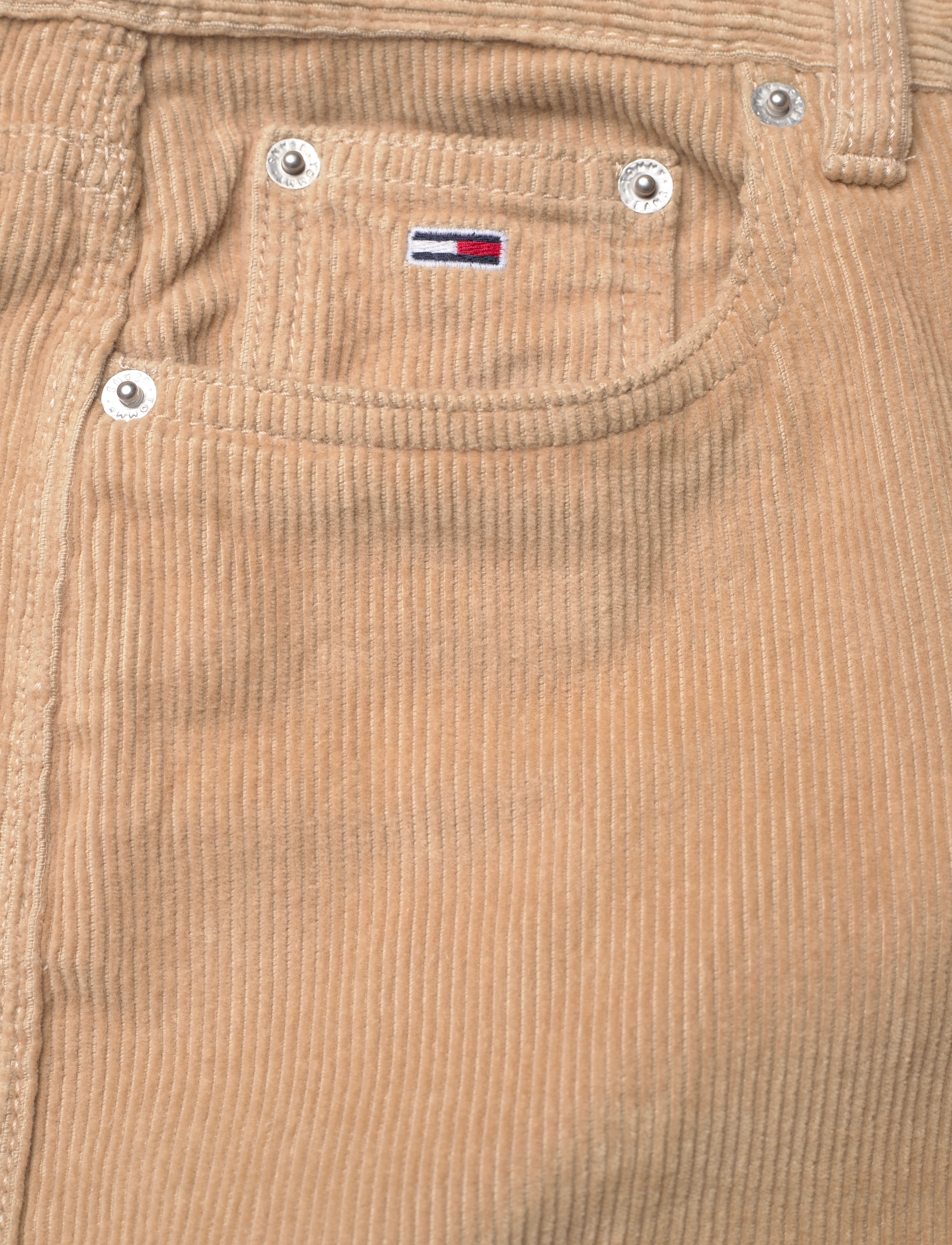 Tommy Jeans - TJW CORD CLAIRE HR WIDE - bukser med brede ben - tawny sand - 2