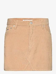 Tommy Jeans - TJW CORD MINI SKIRT - spódnice mini - tawny sand - 0