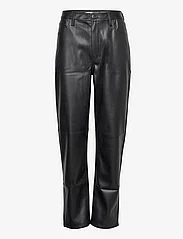 Tommy Jeans - TJW JULIE PLEATHER PANT - party wear at outlet prices - black - 0