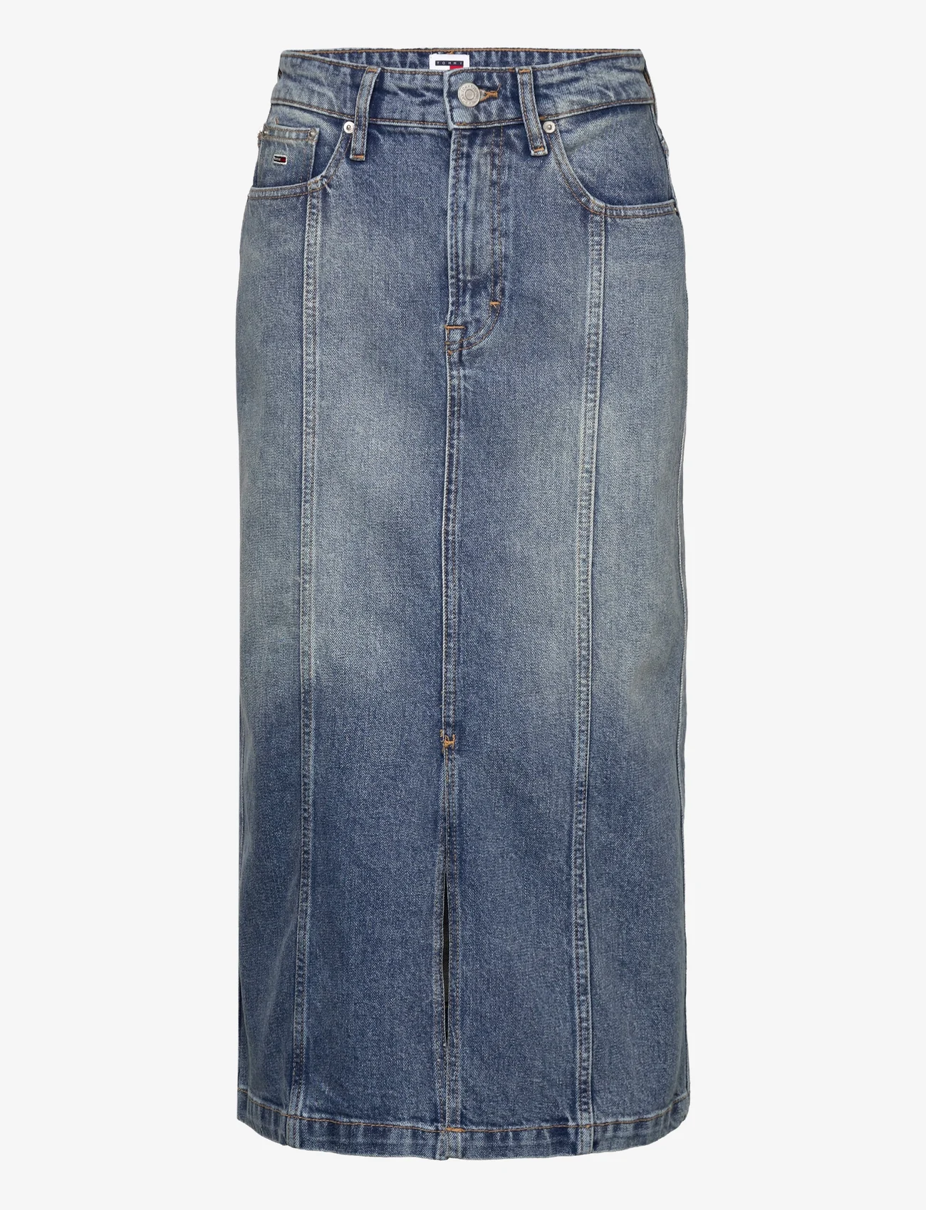 Tommy Jeans - CLAIRE HGH MIDI SKIRT AH7134 - midi kjolar - denim medium - 0