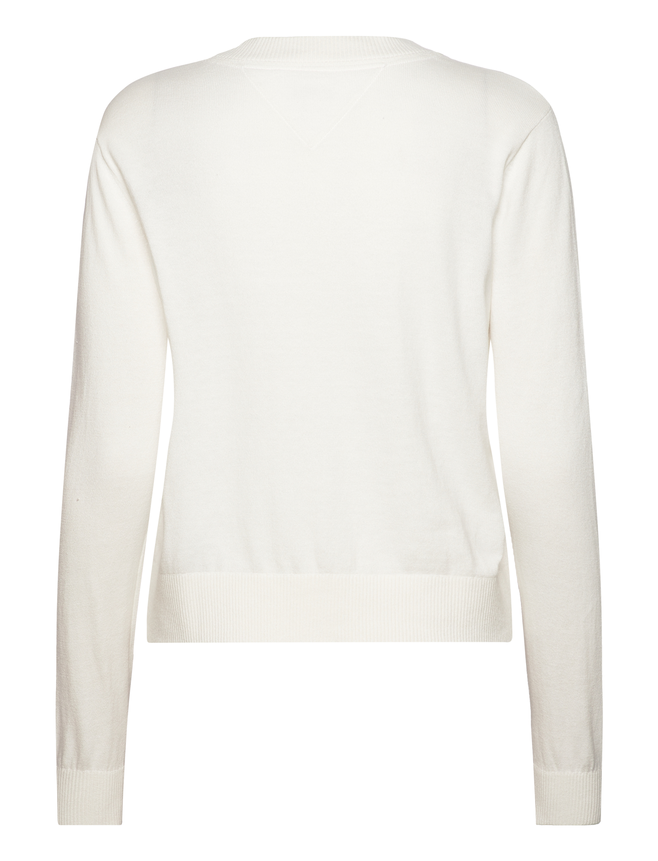 Tommy Jeans - TJW ESSENTIAL VNECK SWEATER EXT - ancient white - 1