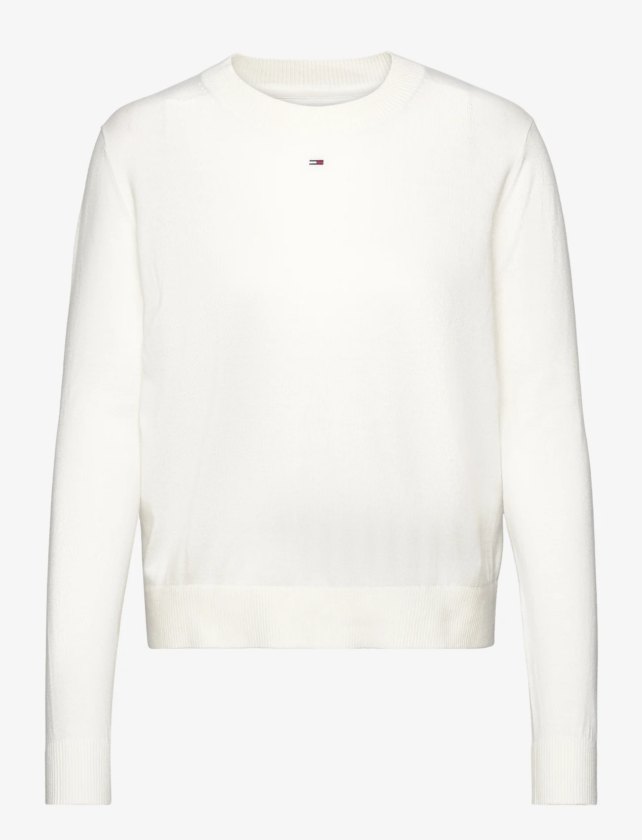 Tommy Jeans - TJW ESSENTIAL CREW NECK SWEATER - tröjor - ancient white - 0