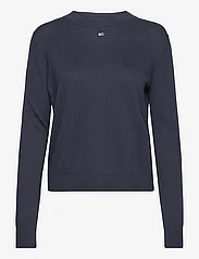 Tommy Jeans - TJW ESSENTIAL CREW NECK SWEATER - sweaters - dark night navy - 0