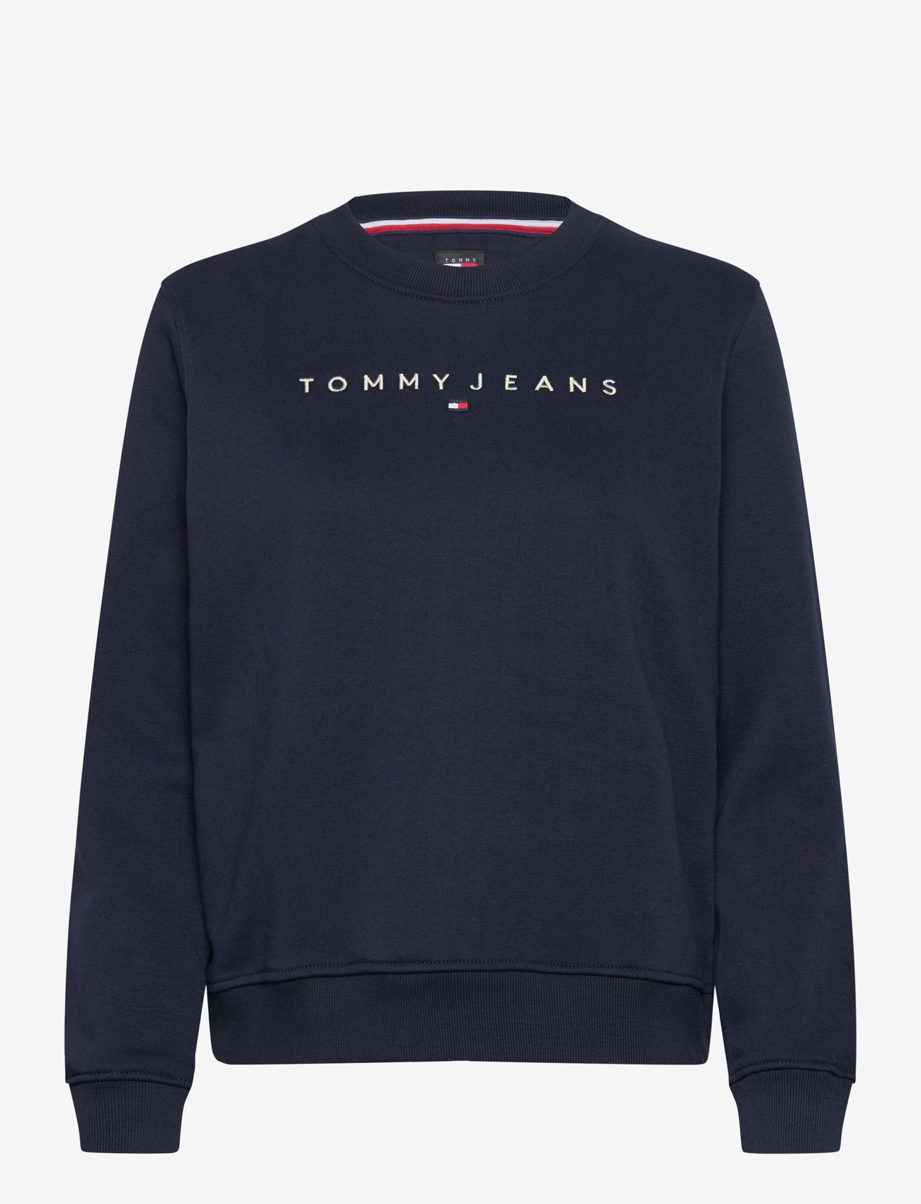 Tommy Jeans - TJW REG LINEAR CREW EXT - dark night navy - 0