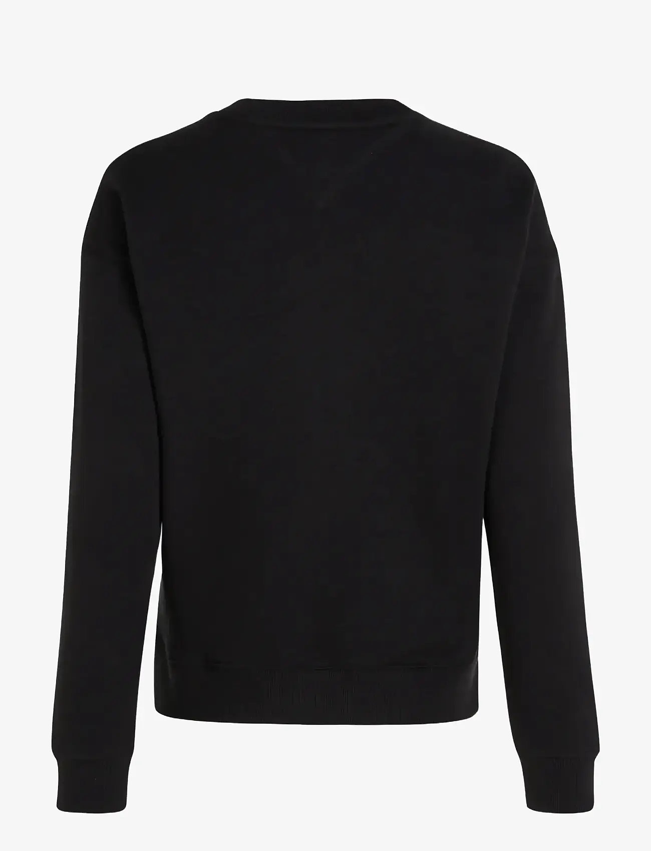 Tommy Jeans - TJW BXY BADGE CREW EXT - hverdags stil - black - 2