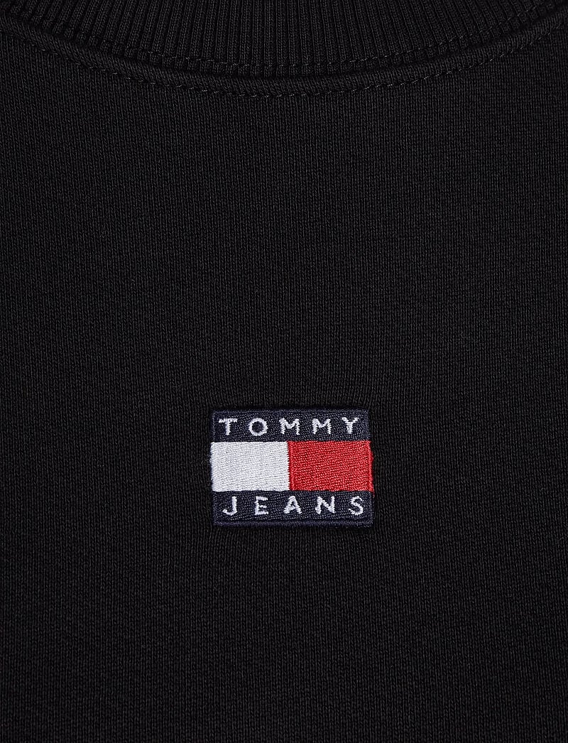Tommy Jeans - TJW BXY BADGE CREW EXT - alltags-style - black - 5