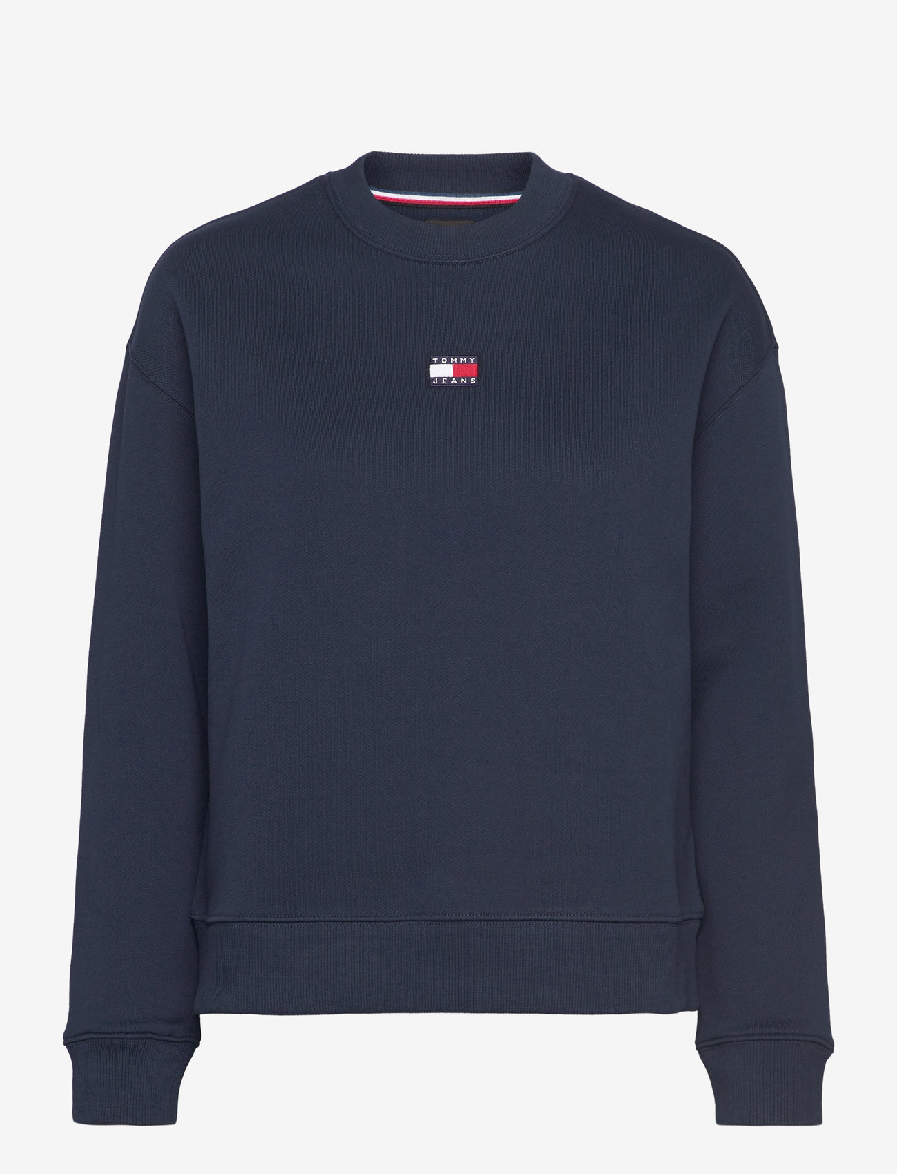 Tommy Jeans - TJW BXY BADGE CREW EXT - hverdags stil - dark night navy - 1