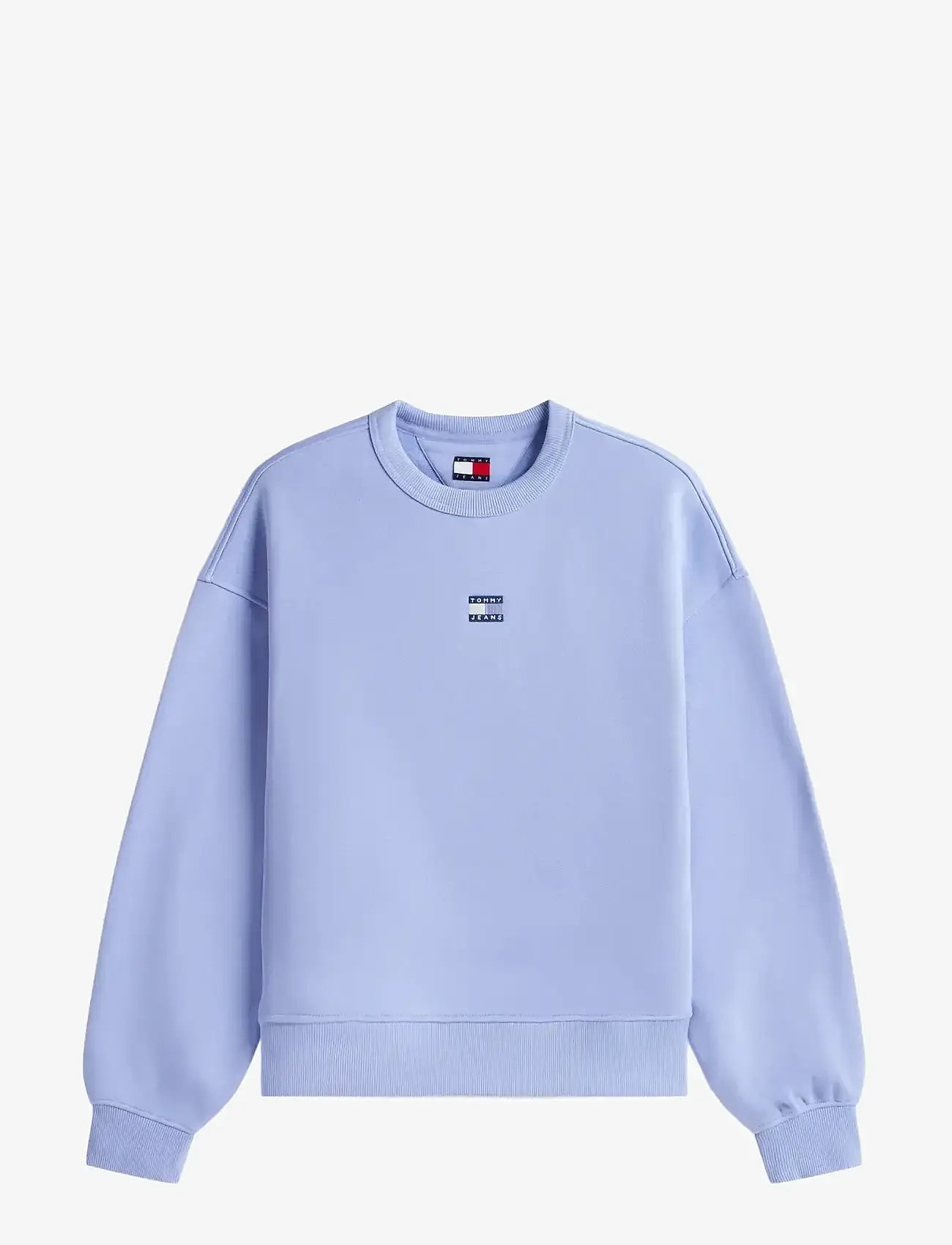 Tommy Jeans - TJW BXY BADGE CREW EXT - hverdags stil - vintage iris - 1