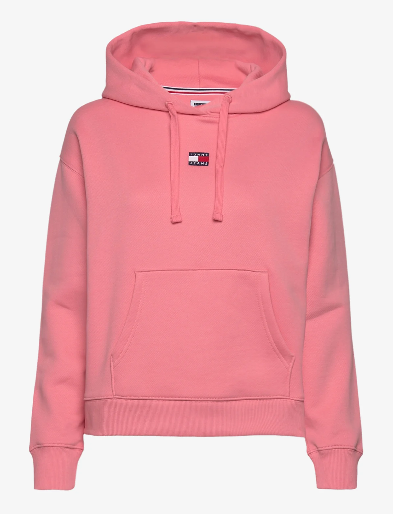 Tommy Jeans - TJW BXY BADGE HOODIE - hettegensere - tickled pink - 0