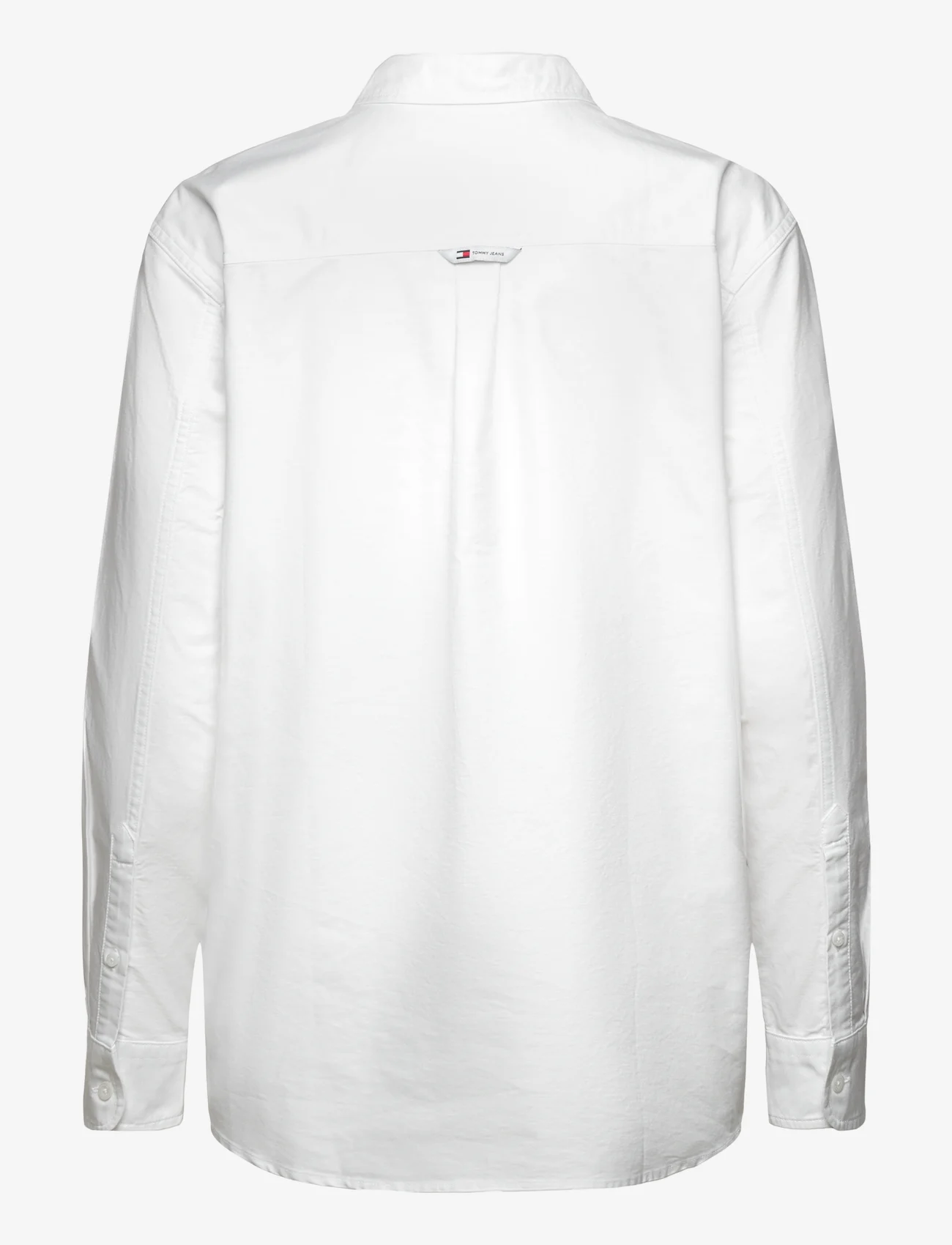 Tommy Jeans - TJW BADGE BOYFRIEND SHIRT - langärmlige hemden - white - 1