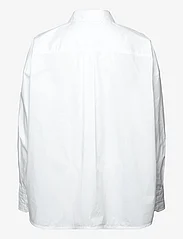 Tommy Jeans - TJW OVS COTTON SHIRT EXT - långärmade skjortor - white - 1