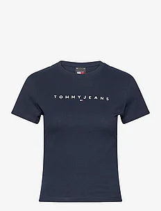 TJW SLIM LINEAR TEE SS EXT, Tommy Jeans