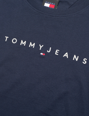 Tommy Jeans - TJW SLIM LINEAR TEE SS EXT - zemākās cenas - dark night navy - 2