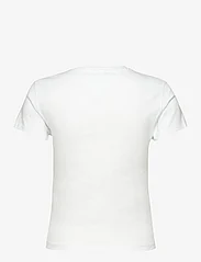 Tommy Jeans - TJW SLIM LINEAR TEE SS EXT - t-shirts - white - 1