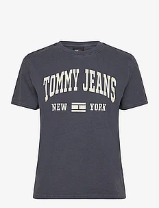 TJW REG WASHED VARSITY TEE EXT, Tommy Jeans