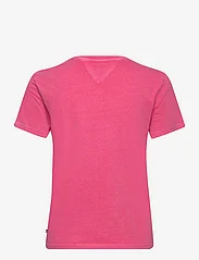 Tommy Jeans - TJW REG WASHED VARSITY TEE EXT - t-shirts - pink alert - 1