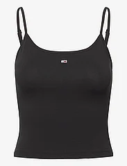 Tommy Jeans - TJW CRP ESSENTIAL STRAP TOP - lowest prices - black - 0