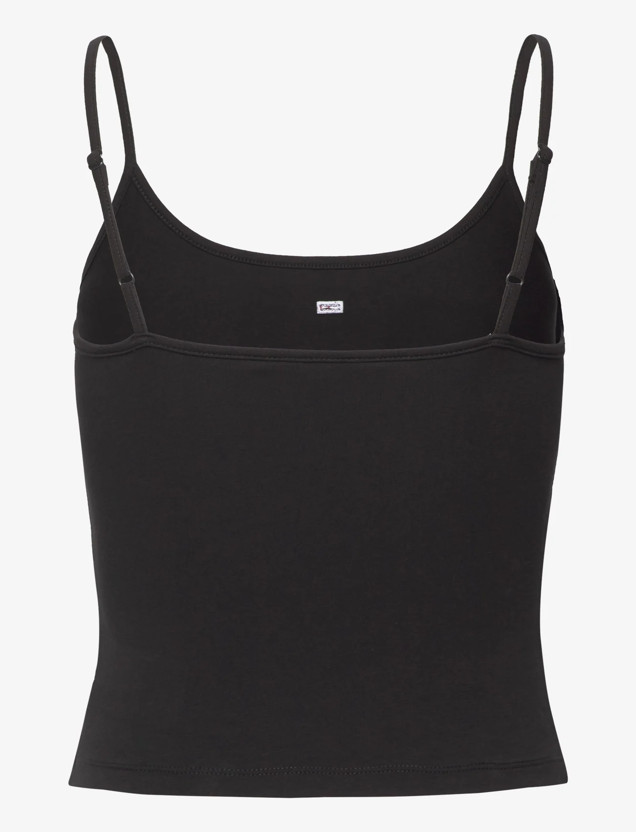 Tommy Jeans - TJW CRP ESSENTIAL STRAP TOP - lowest prices - black - 1