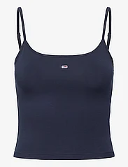 Tommy Jeans - TJW CRP ESSENTIAL STRAP TOP - lowest prices - dark night navy - 0