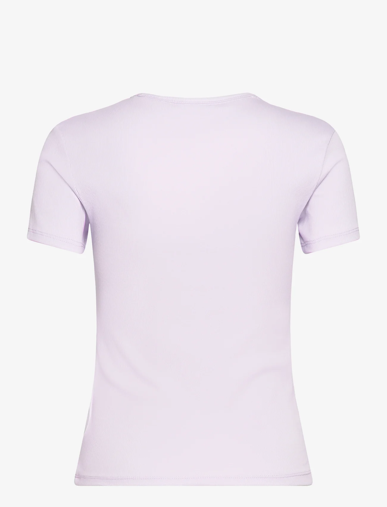 Tommy Jeans - TJW SLIM ESSENTIAL RIB SS EXT - lowest prices - lavender flower - 1