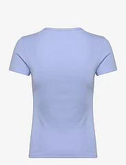 Tommy Jeans - TJW SLIM ESSENTIAL RIB SS - t-shirts - moderate blue - 1