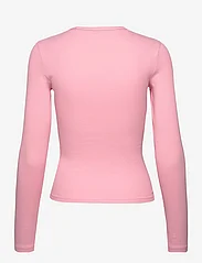 Tommy Jeans - TJW SLIM ESSENTIAL RIB LS - long-sleeved tops - ballet pink - 1