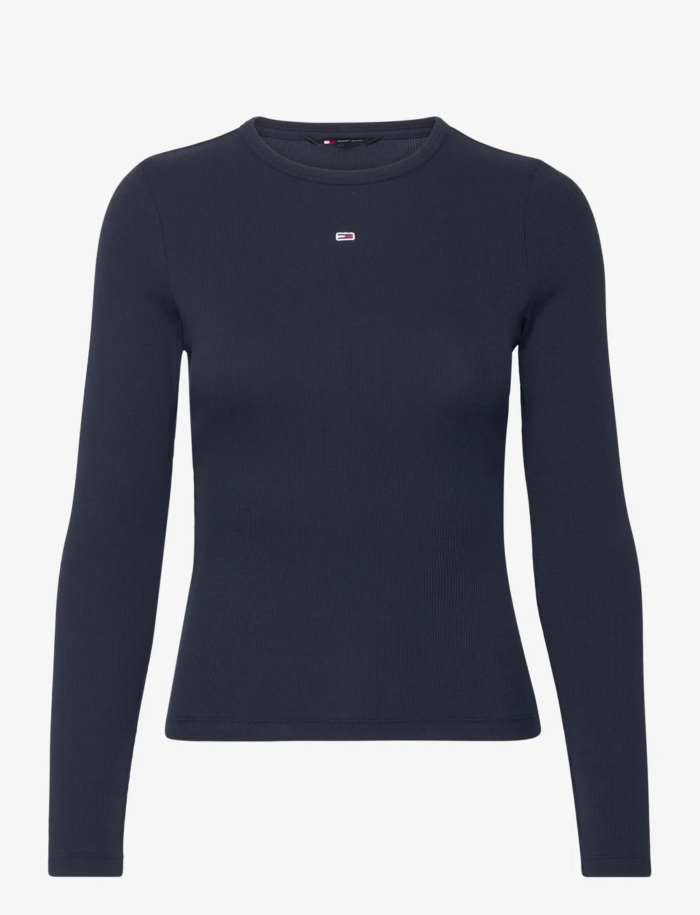 Tommy Jeans - TJW SLIM ESSENTIAL RIB LS - långärmade toppar - dark night navy - 0