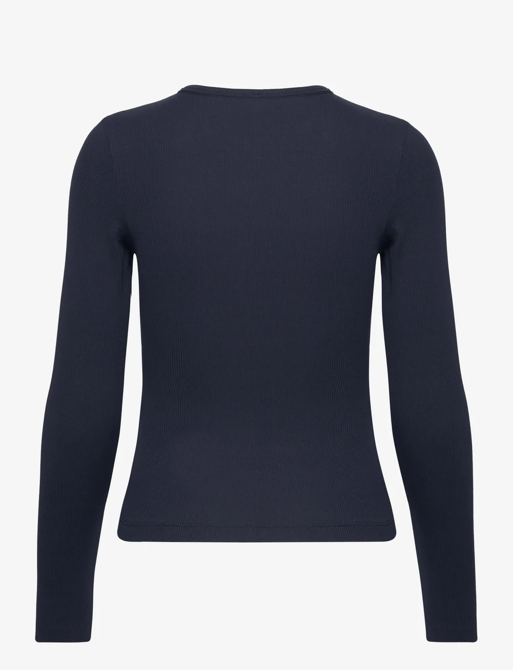 Tommy Jeans - TJW SLIM ESSENTIAL RIB LS - långärmade toppar - dark night navy - 1