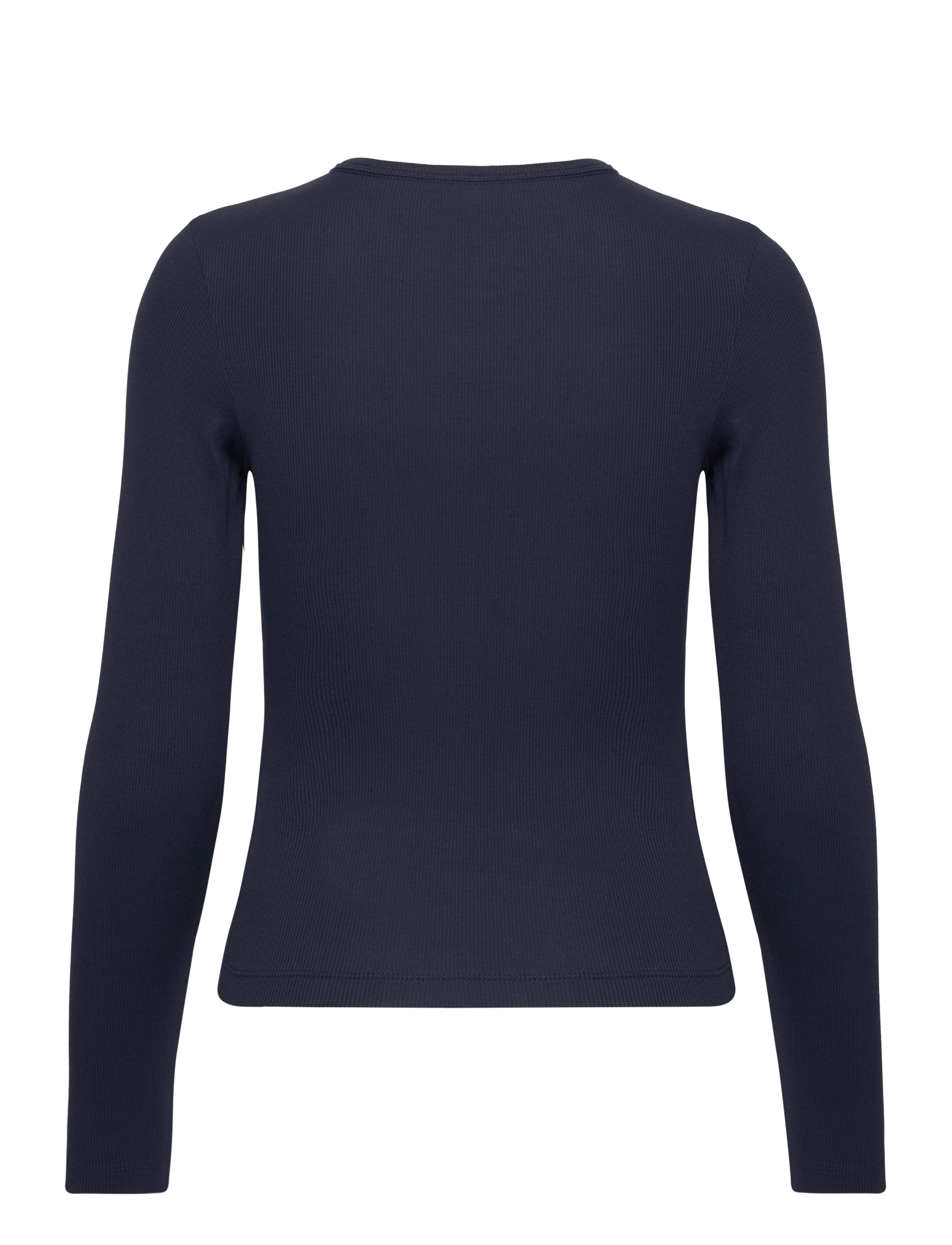 Tommy Jeans - TJW SLIM ESSENTIAL RIB LS - laagste prijzen - dark night navy - 1