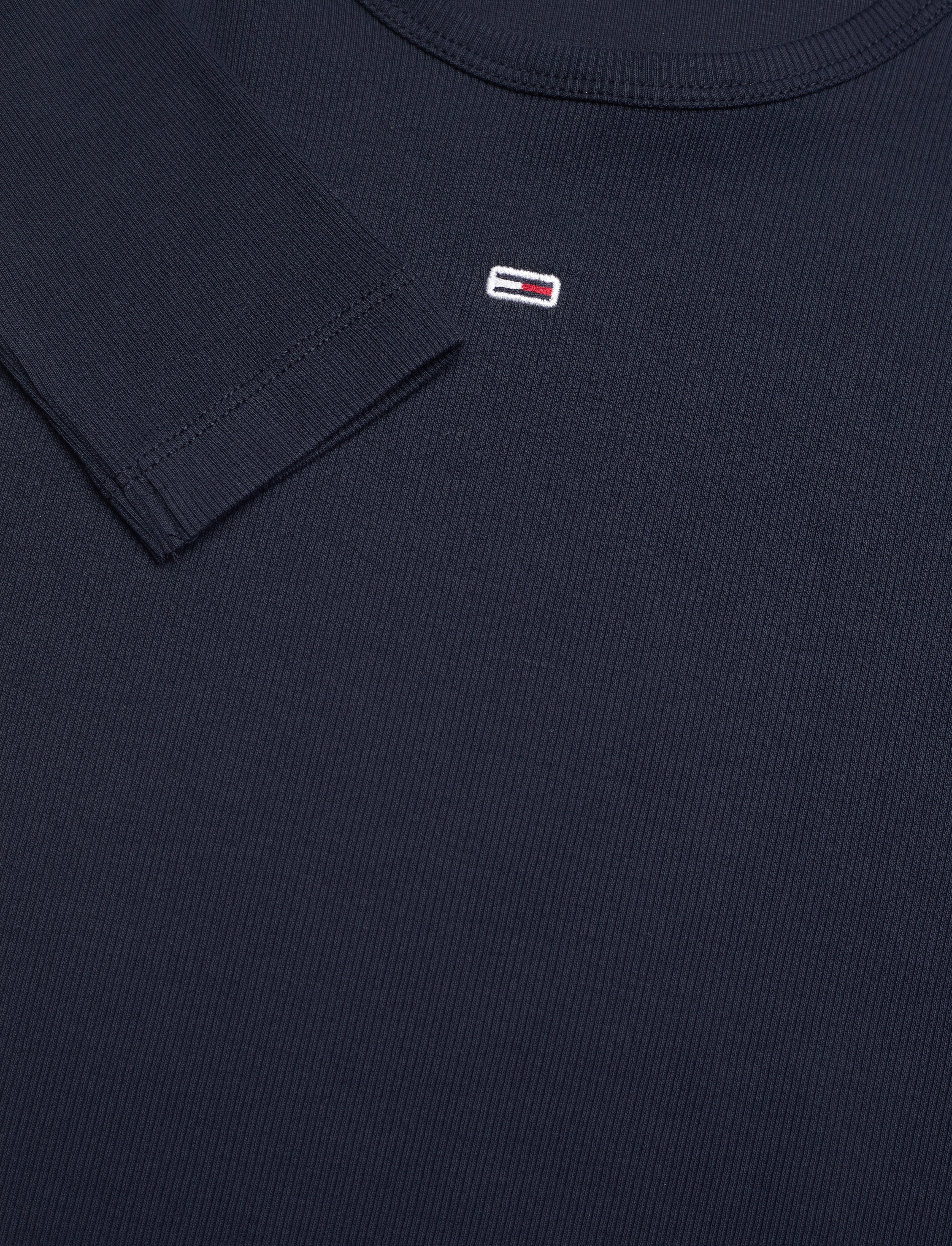 Tommy Jeans - TJW SLIM ESSENTIAL RIB LS - laagste prijzen - dark night navy - 2
