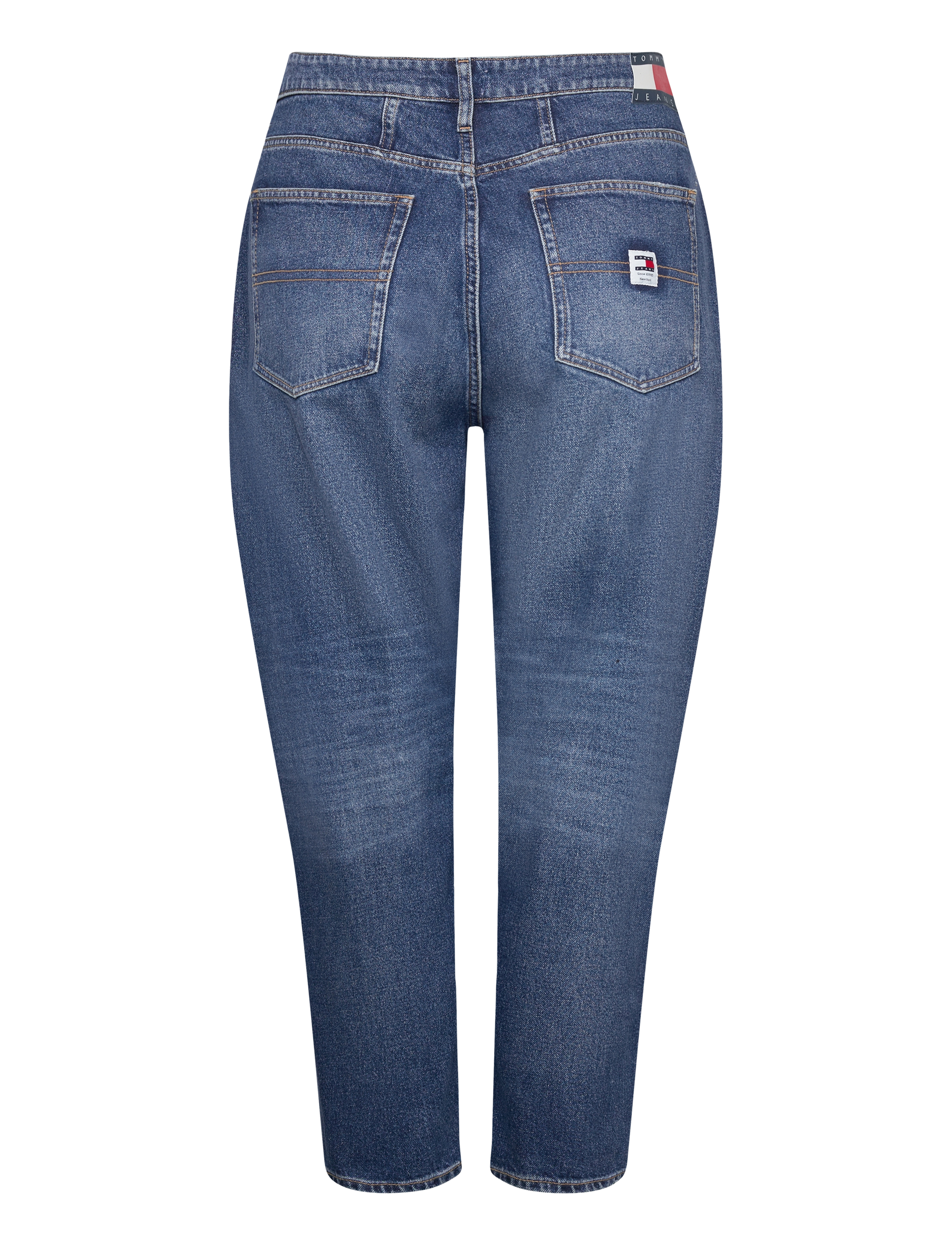 Tommy Jeans - CRV MOM JEAN UH TPR  AH6158 - mom-jeans - denim dark - 1