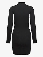 Tommy Jeans - TJW BADGE ZIP SWEATER DRESS - tettsittende kjoler - black - 1