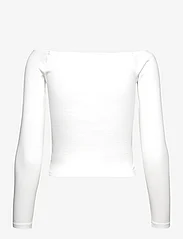Tommy Jeans - TJW OFF SHOULDER TOP LS - long-sleeved tops - white - 1