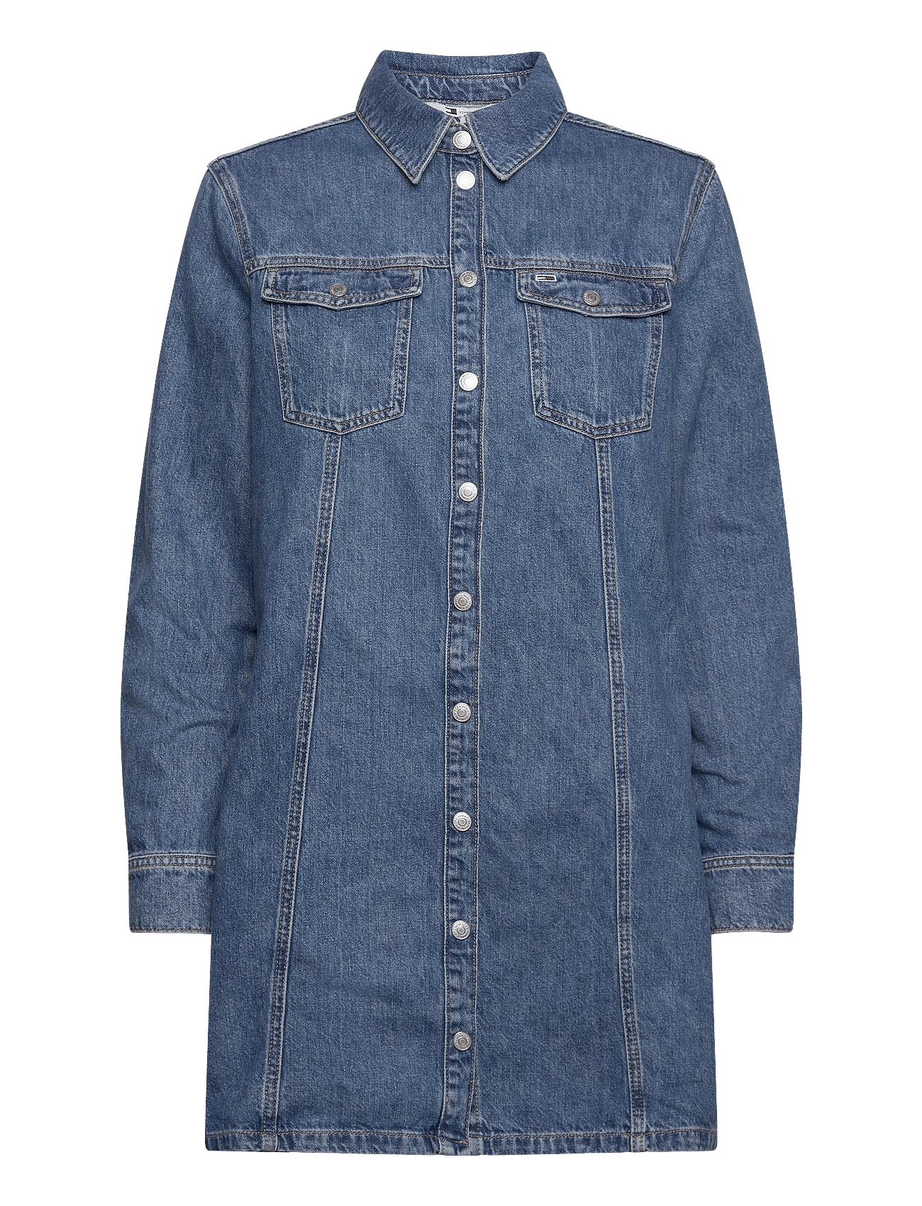 ALINE LS DRESS AH5032 EXT - DENIM MEDIUM