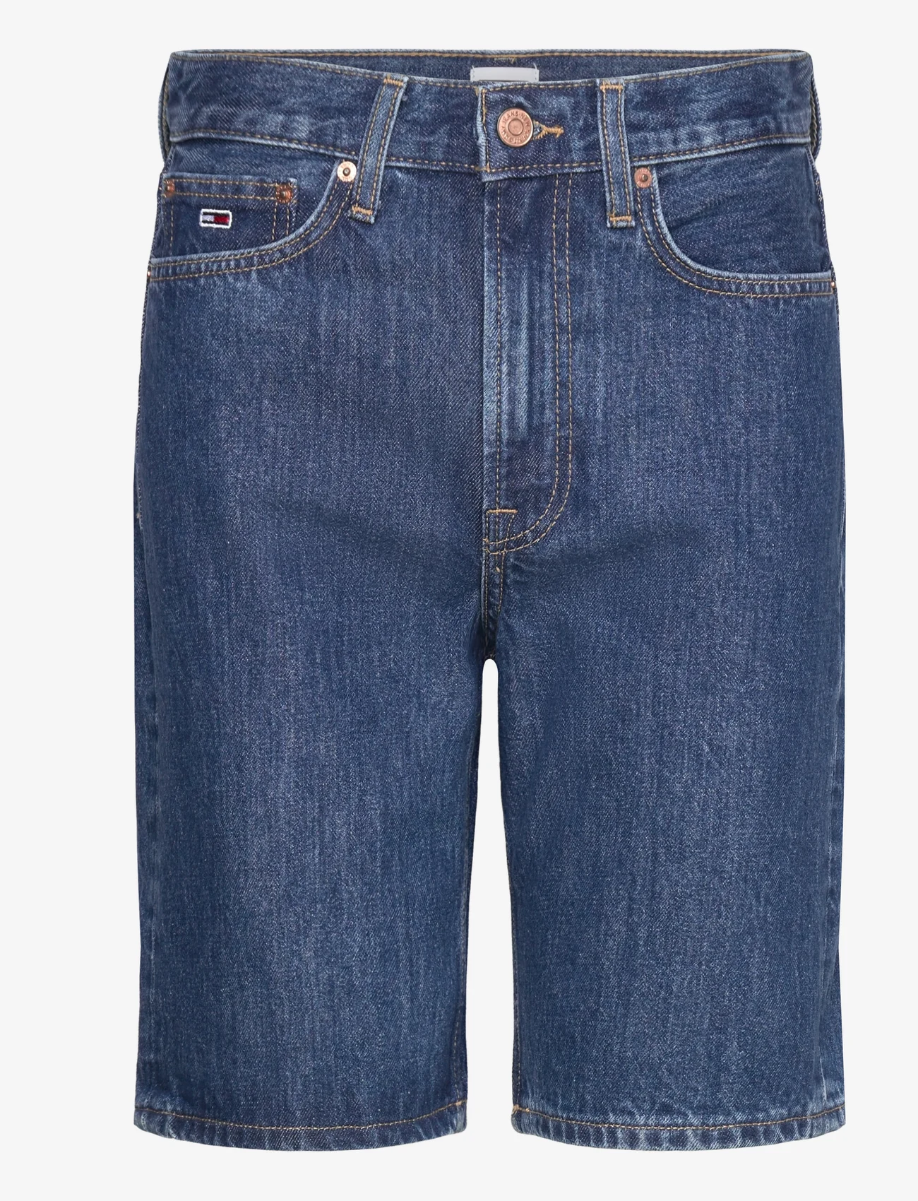 Tommy Jeans - HARPER HGH BERUDA BH0056 - korte jeansbroeken - denim medium - 0