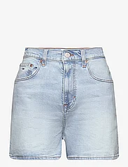 Tommy Jeans - MOM UH SHORT BH0113 - džinsiniai šortai - denim light - 0