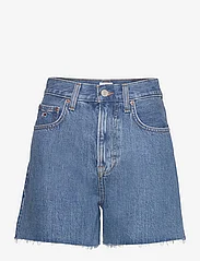 Tommy Jeans - MOM UH SHORT BH0034 - džinsiniai šortai - denim medium - 0