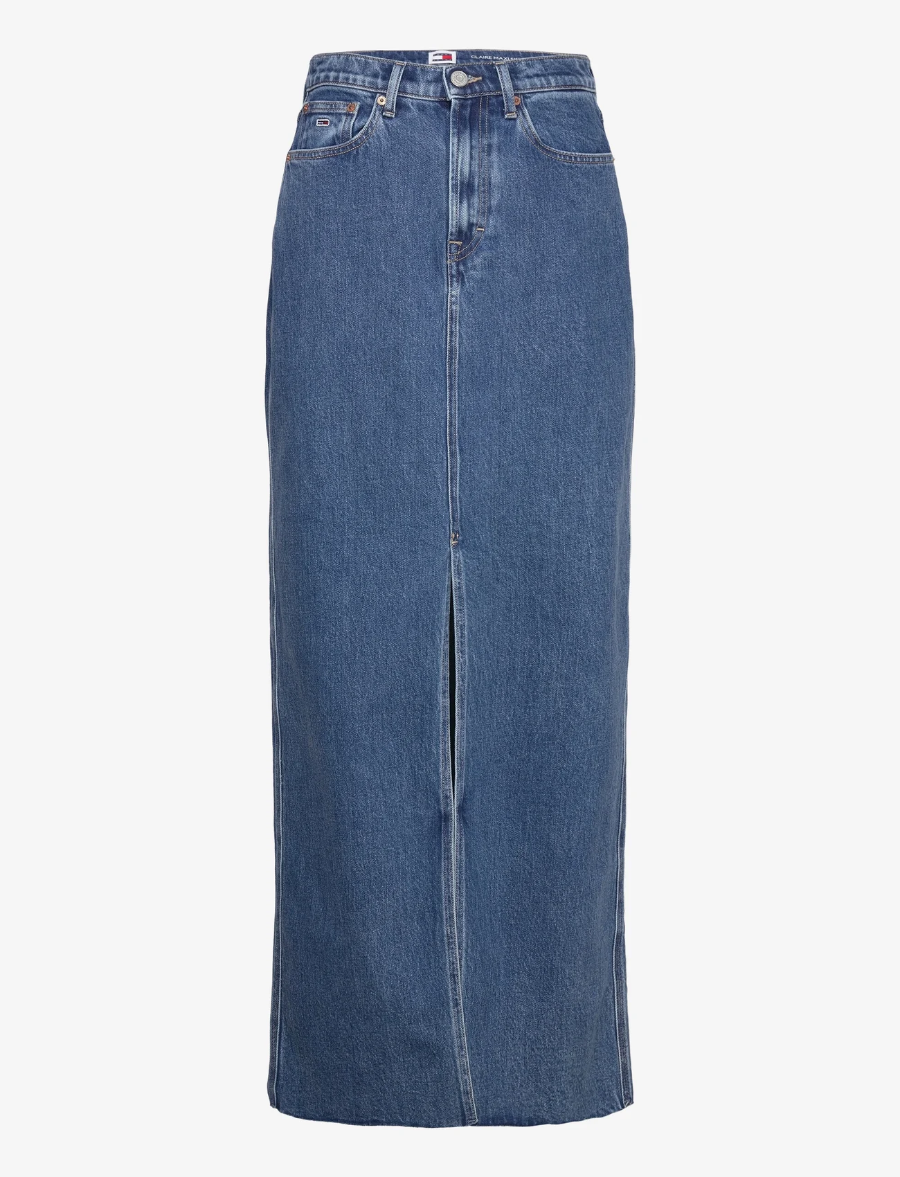 Tommy Jeans - CLAIRE HGH MAXI SKIRT CG4139 - maxi nederdele - denim medium - 0