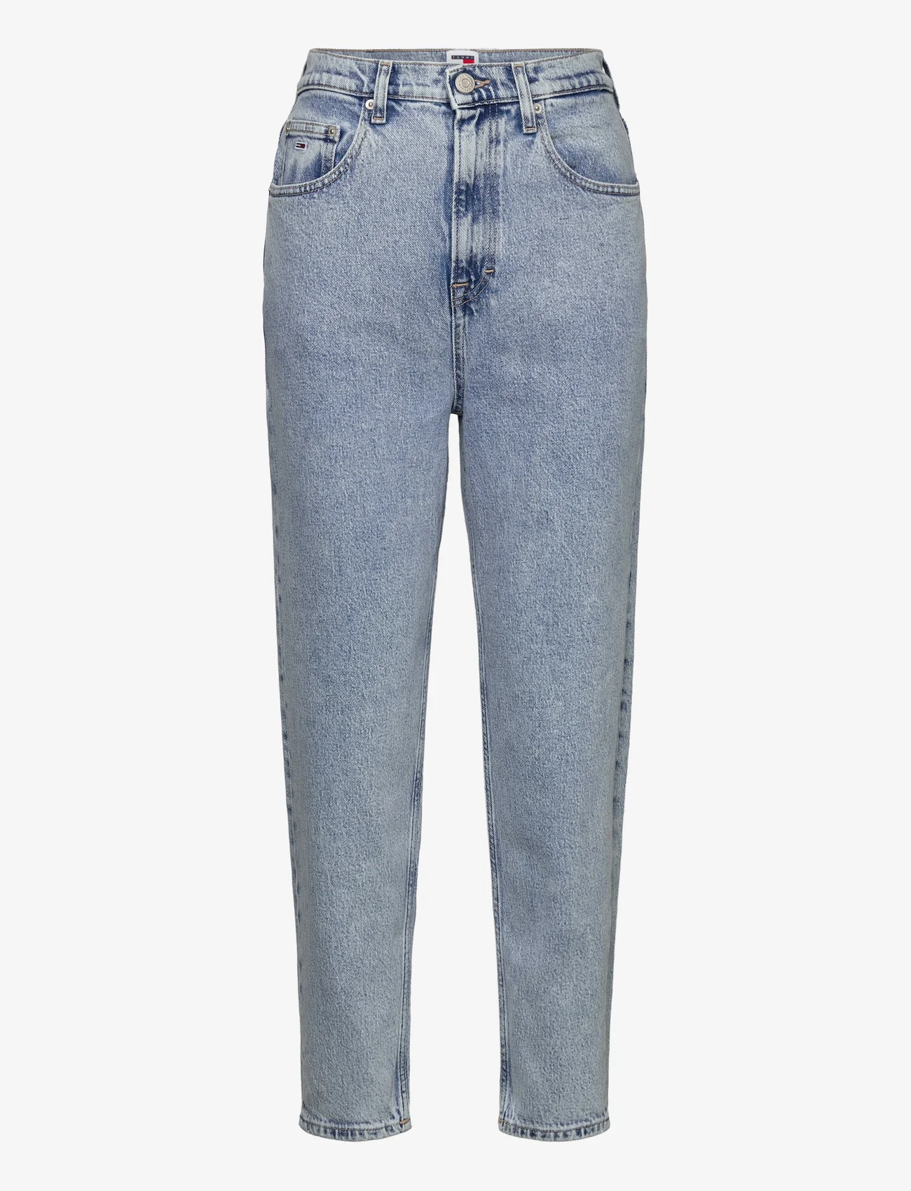Tommy Jeans - MOM JEAN UH TPR CG4114 - džinsa bikses ar taisnām starām - denim light - 0