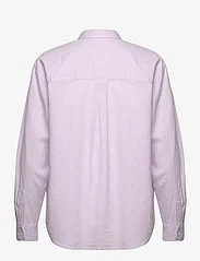Tommy Jeans - TJW SOLID LINEN BLEND SHIRT - linen shirts - lavender flower - 1