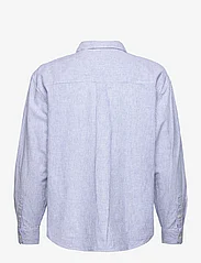 Tommy Jeans - TJW BOXY STRIPE LINEN SHIRT - linen shirts - empire blue / stripe - 1