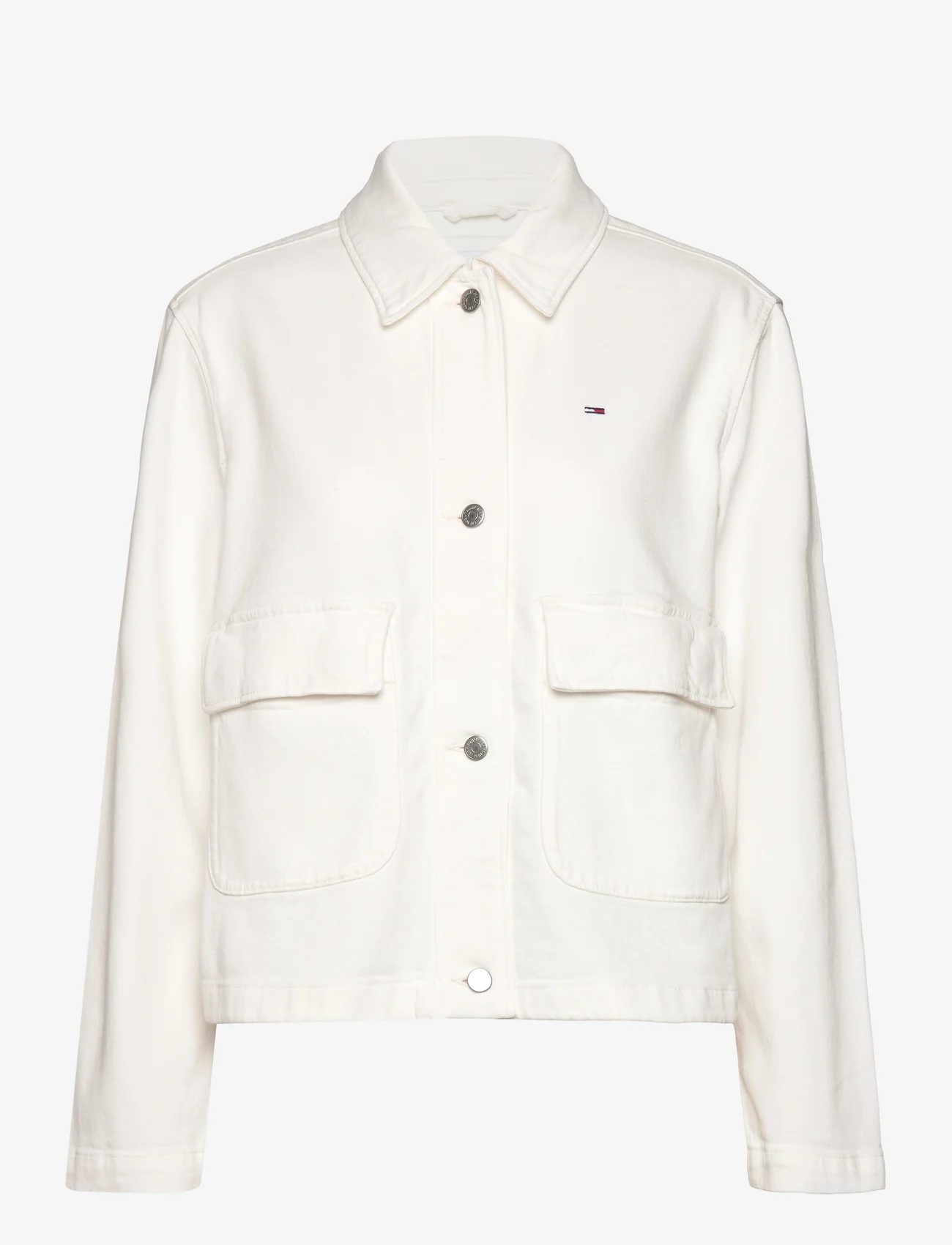 Tommy Jeans - TJW GMD COTTON JACKET - kevättakit - ancient white - 0