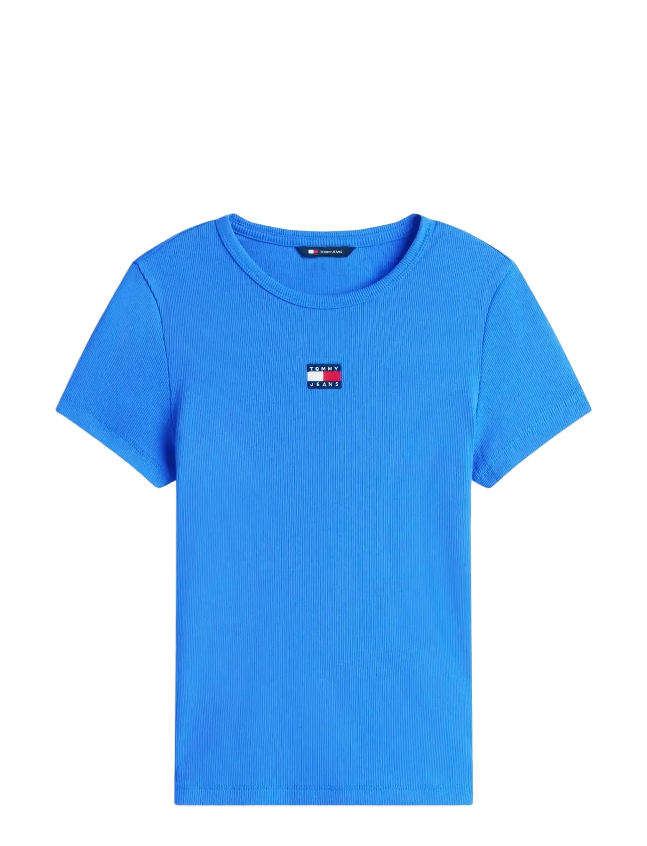 Tommy Jeans TJW SLIM BADGE RIB TEE - Tommy Hilfiger - EMPIRE BLUE / blue