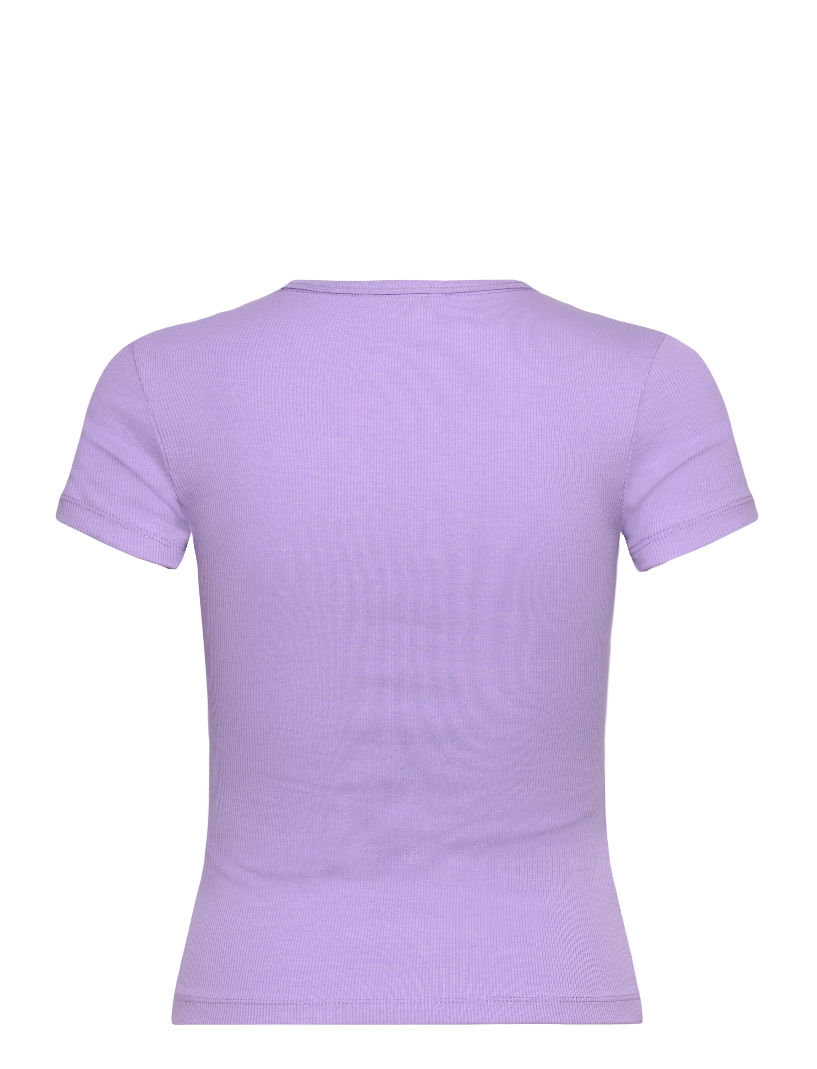 Tommy Jeans - TJW SLIM BADGE RIB TEE - t-shirts - ophelia purple tonal - 2