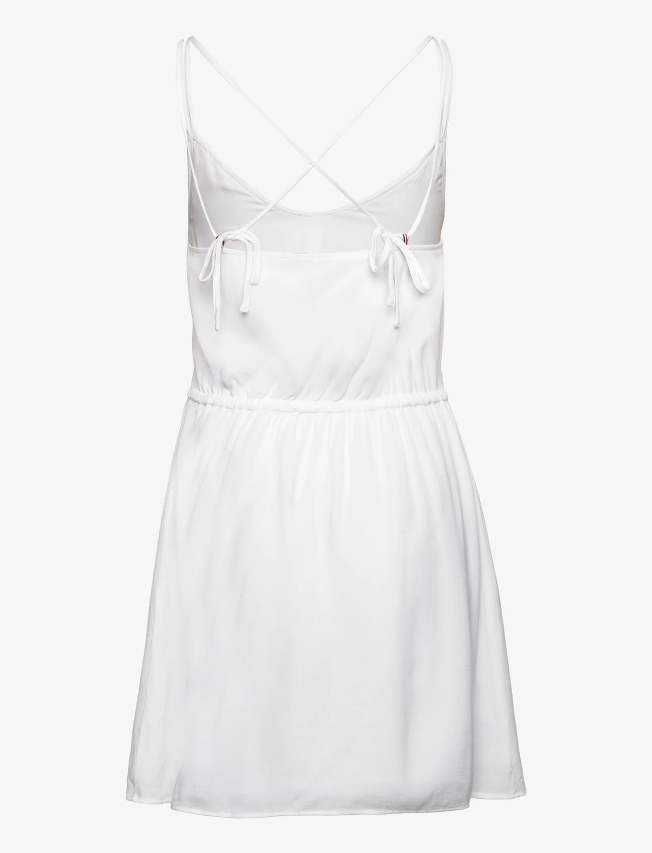 Tommy Jeans - TJW ESSENTIAL STRAPPY DRESS - slip dresses - white - 1
