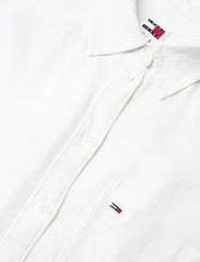 Tommy Jeans - TJW SP OVR LINEN SHIRT - linasest riidest särgid - white - 2