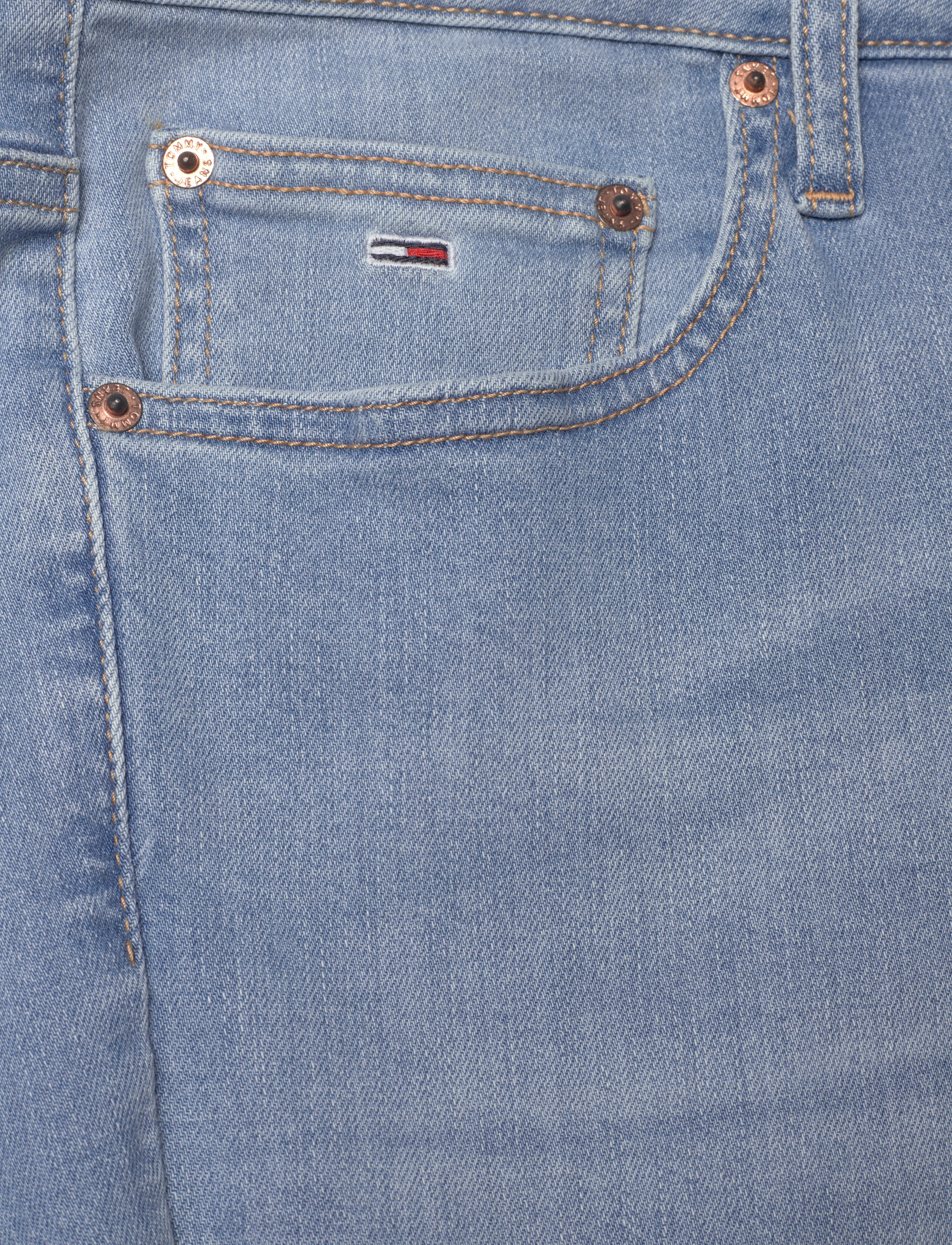 Tommy Jeans - CRV SYLVIA HGH FLR BH1211 - schlaghosen - denim light - 2