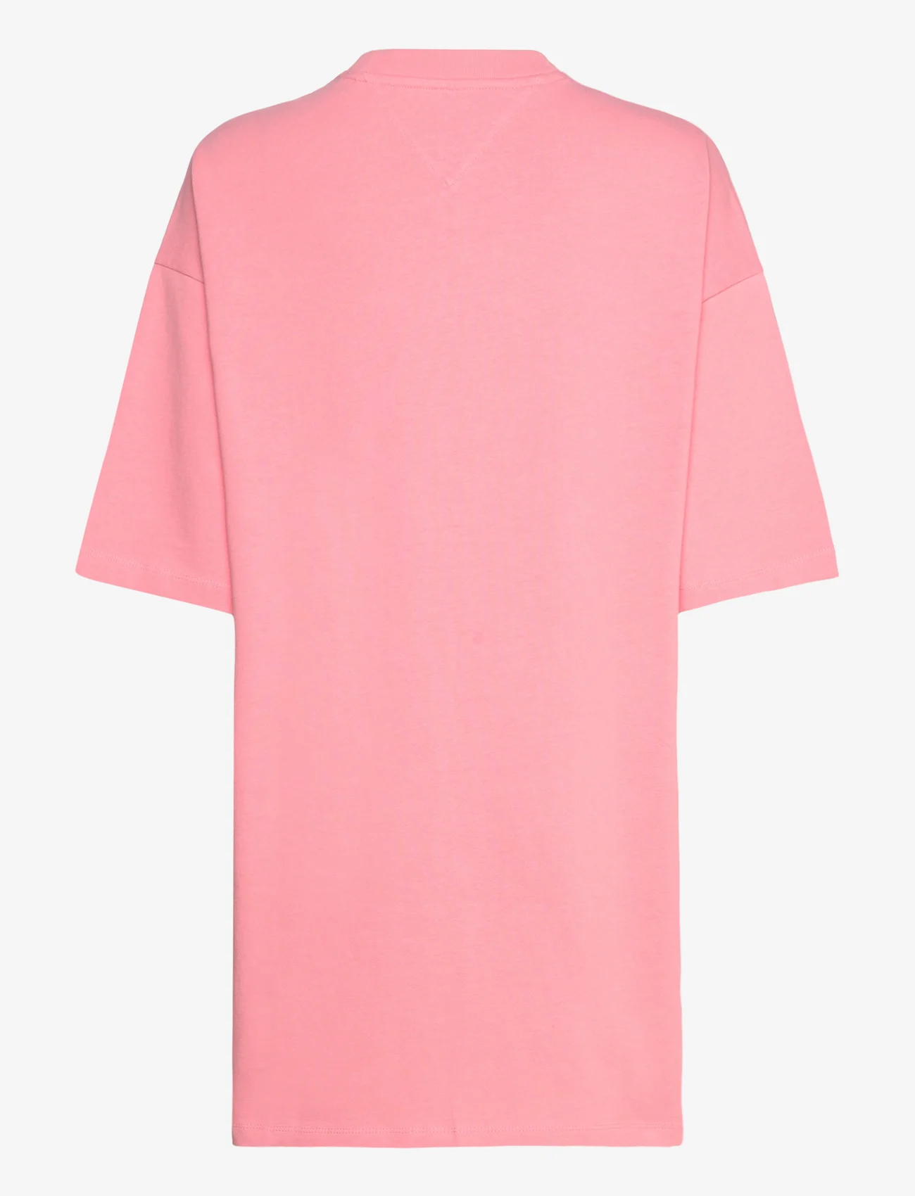 Tommy Jeans - TJW BADGE TEE DRESS - t-shirt-kleider - tickled pink - 1