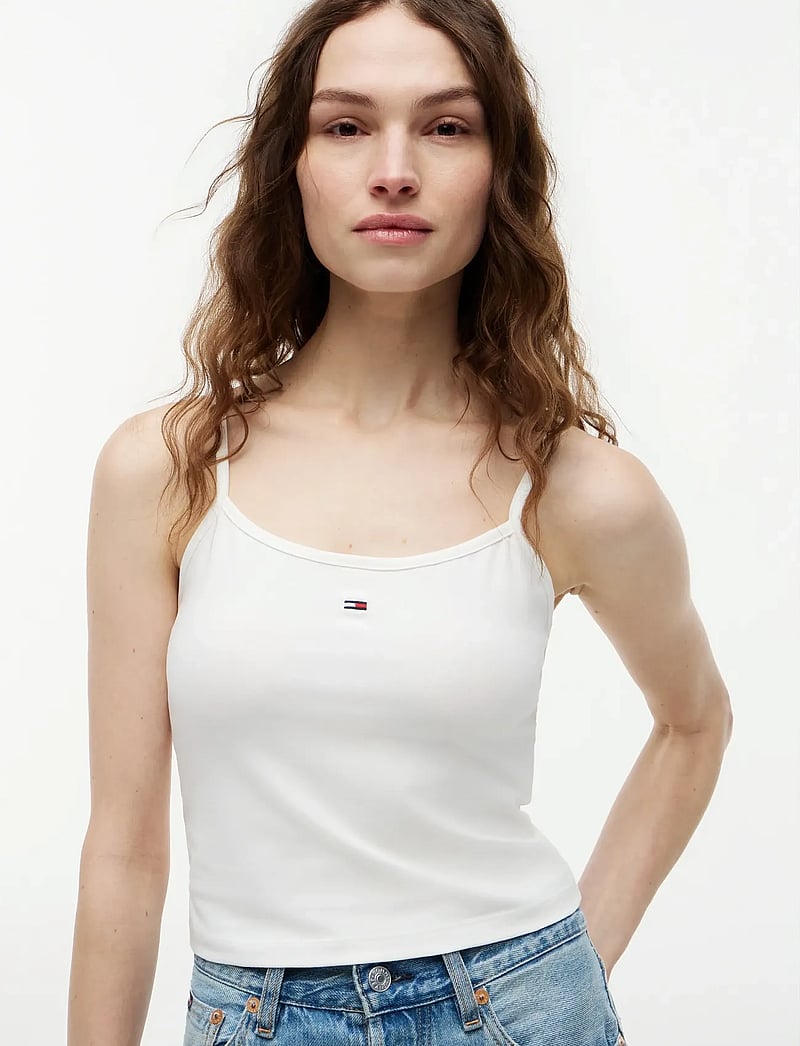 Tommy Jeans - TJW 2PACK ESSENTIAL STRAP TOP - Ärmellose tops - ecru dark night navy - 4