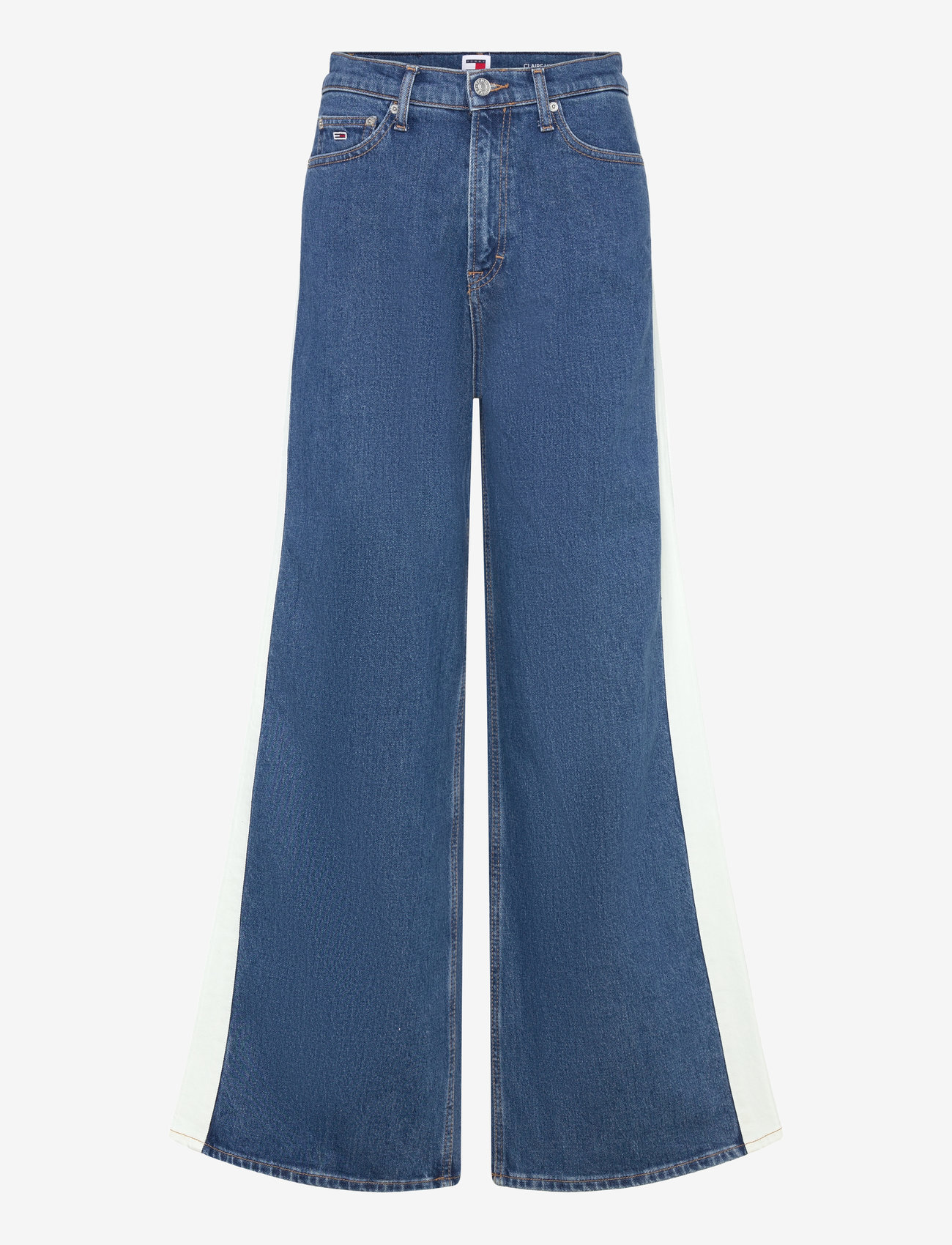 Tommy Jeans - CLAIRE HGH WD ARCHIVE CH6134 - wide leg jeans - denim medium - 0
